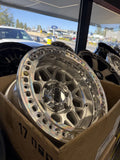 (4) 17x9 -38 KMC Grenade Crawl KM235 True Beadlock Wheels Rims 6x5.5 6x139.7