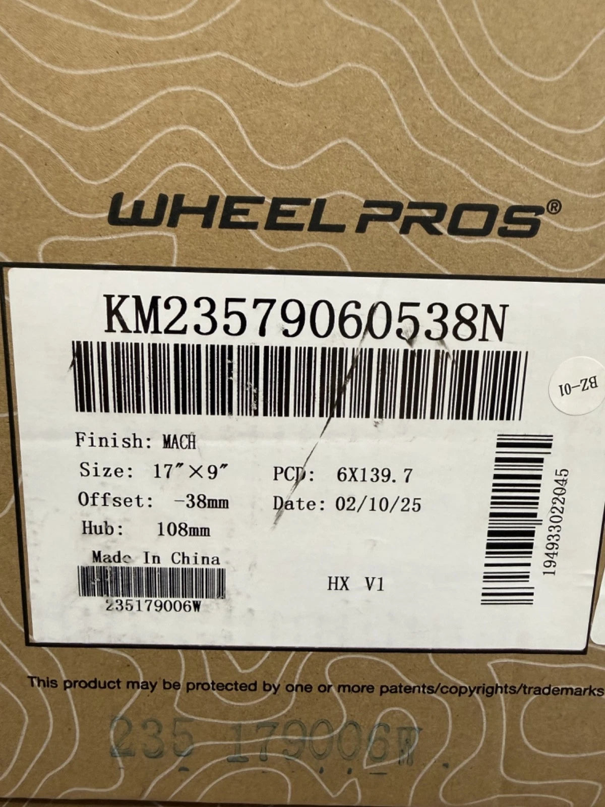 (4) 17x9 -38 KMC Grenade Crawl KM235 True Beadlock Wheels Rims 6x5.5 6x139.7